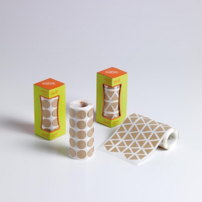 Self-adhesive Kraft paper stickers